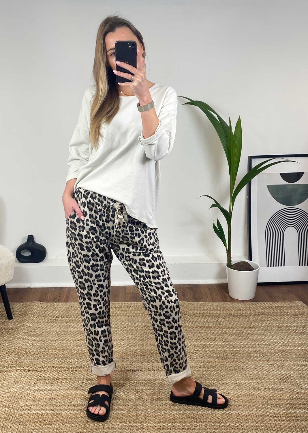Lola Leopard Joggers