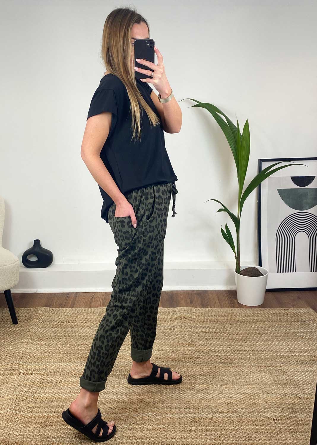 Lola Leopard Joggers