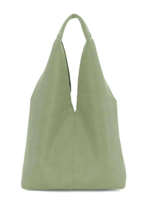 Slouchy Duo Tote Bag Sage Green