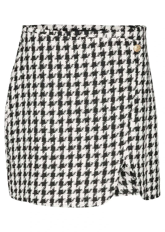 Vero Moda Houndstooth Mini Skirt